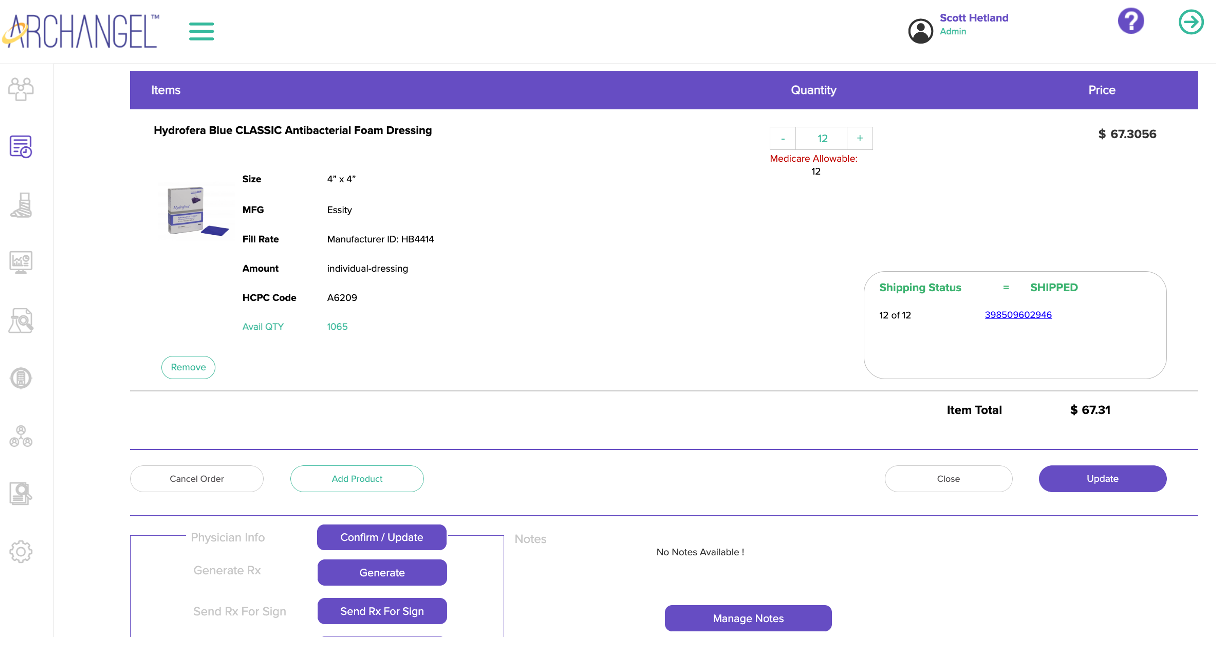 Archangel Billing and Supply Management Platform 496